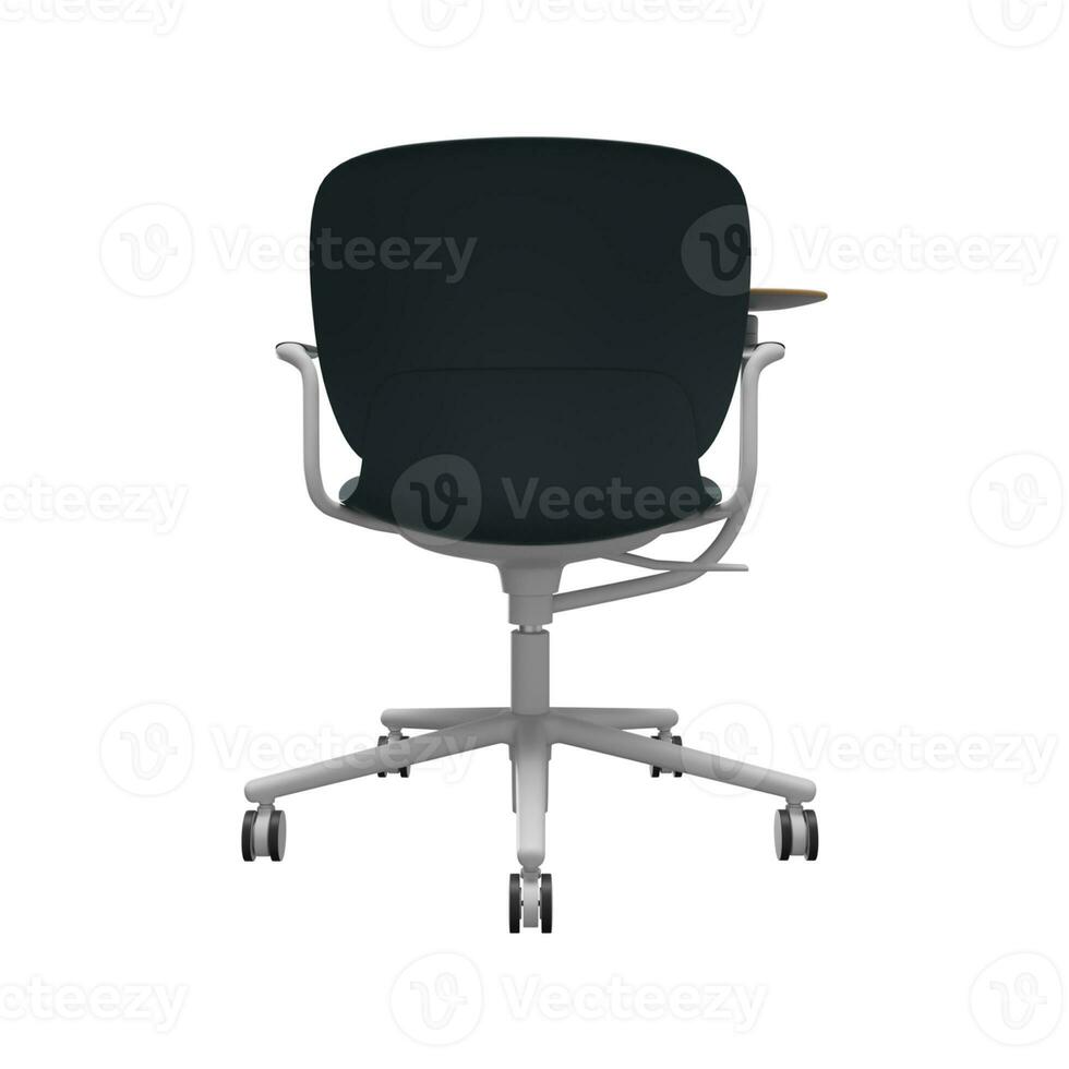 Modern accent chairs 3d rendering. High quality transparent background image. photo