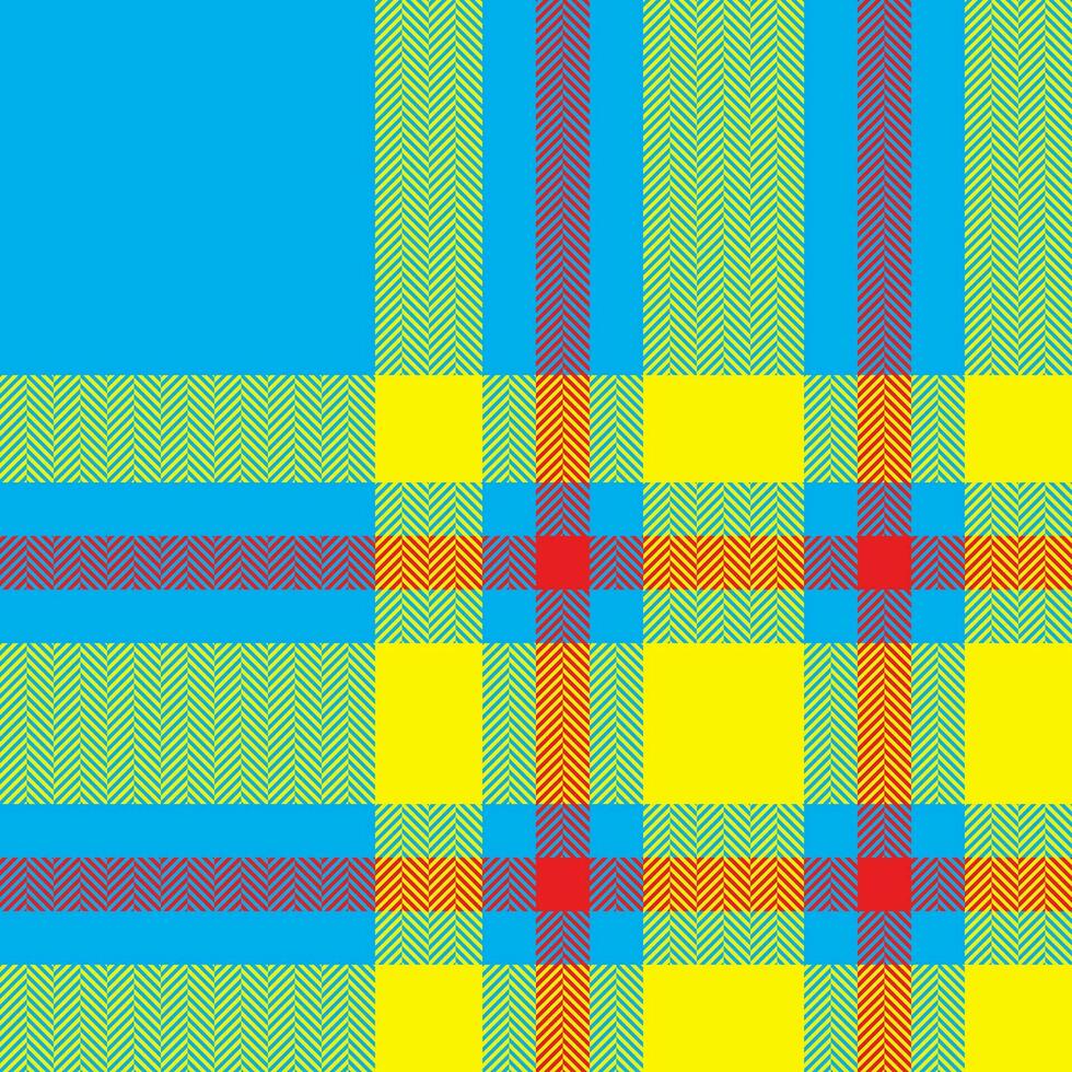 Plaid check pattern. Seamless fabric texture. Tartan textile print. vector