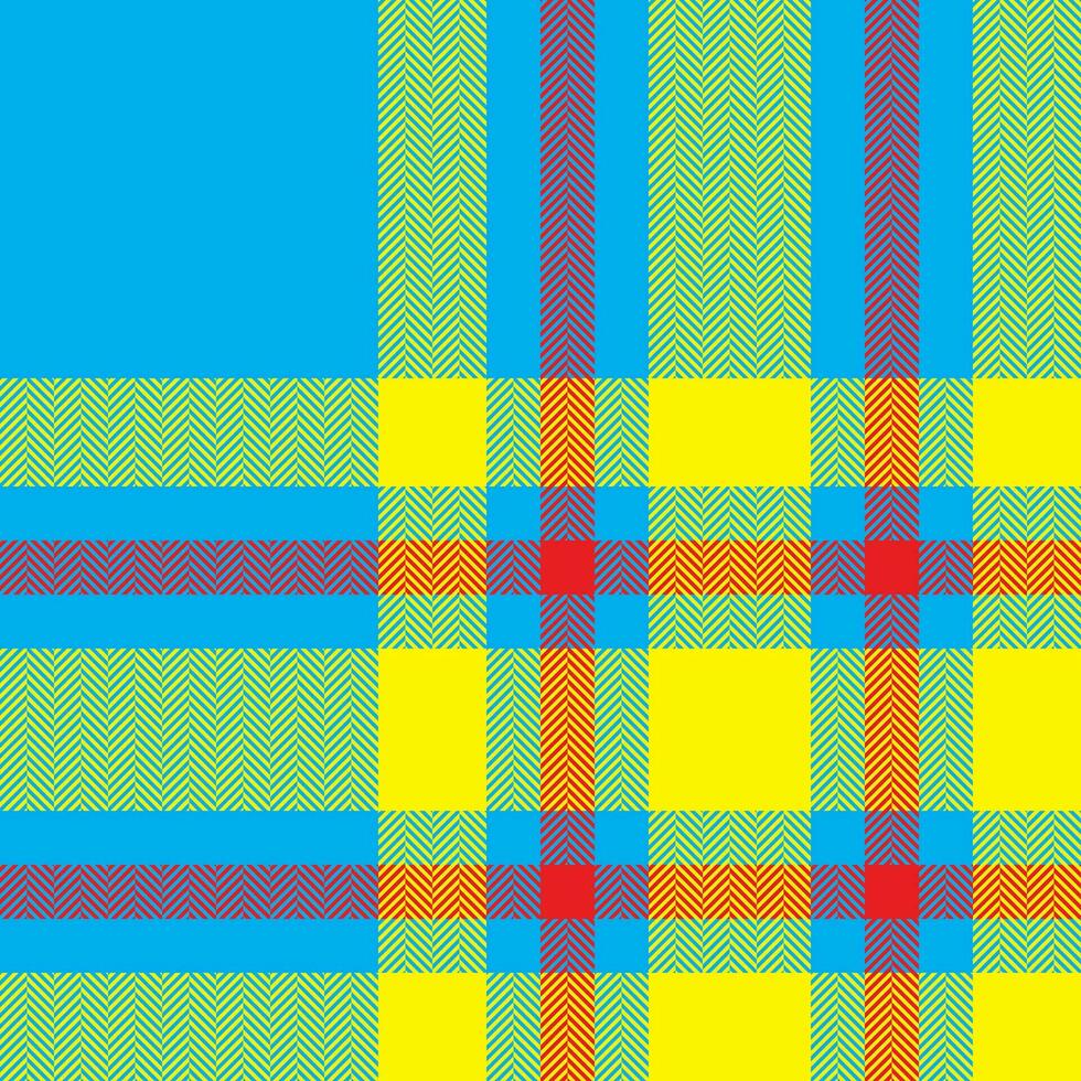 Plaid check pattern. Seamless fabric texture. Tartan textile print. vector