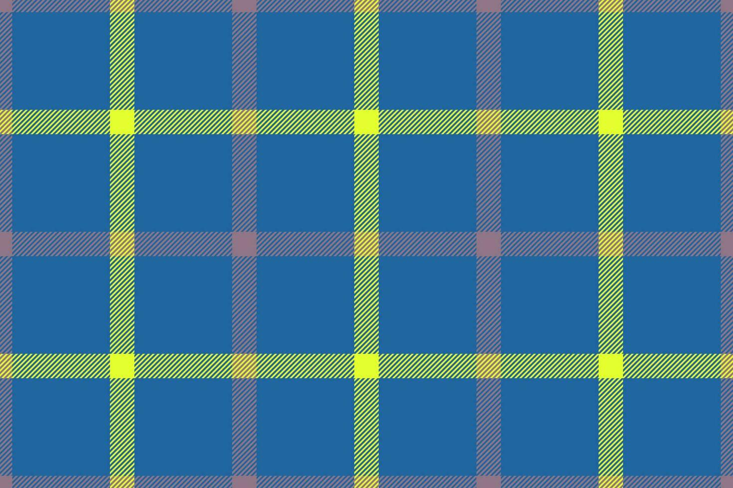 Plaid check texture of seamless textile vector with a background tartan pattern fabric.