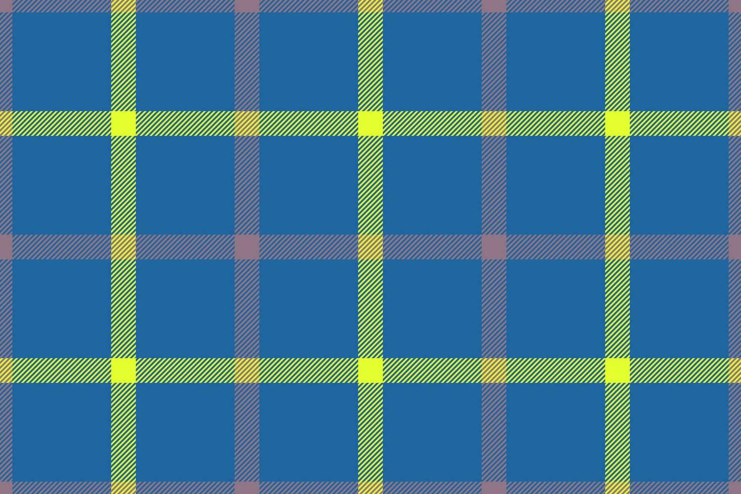 Plaid check texture of seamless textile vector with a background tartan pattern fabric.