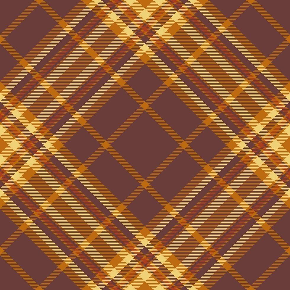 Background plaid textile of tartan fabric check with a texture vector seamless pattern.
