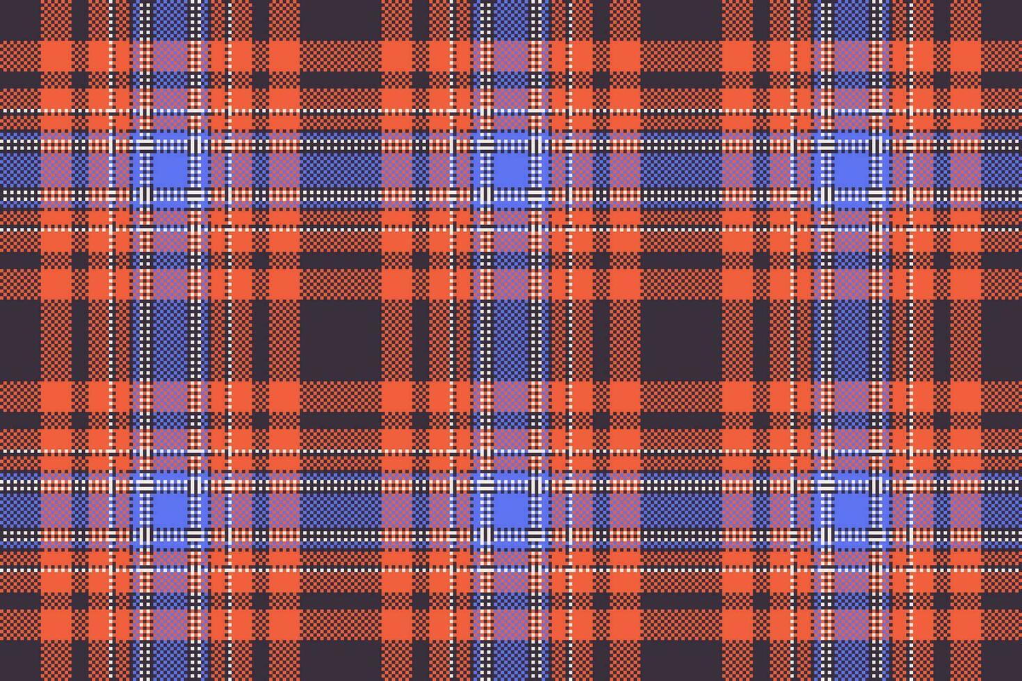 Pattern fabric seamless of background check vector with a tartan plaid texture textile.