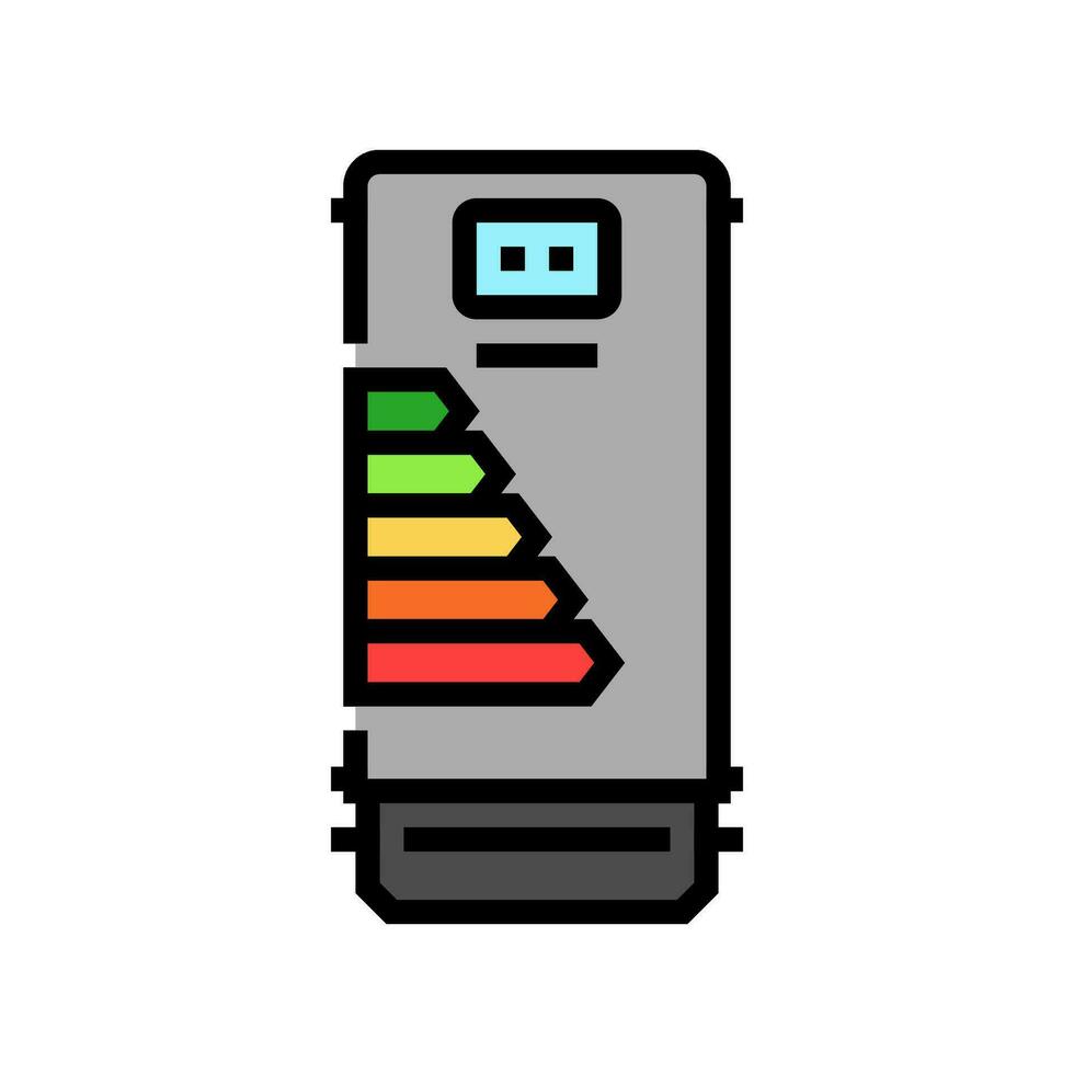 water heater efficient color icon vector illustration