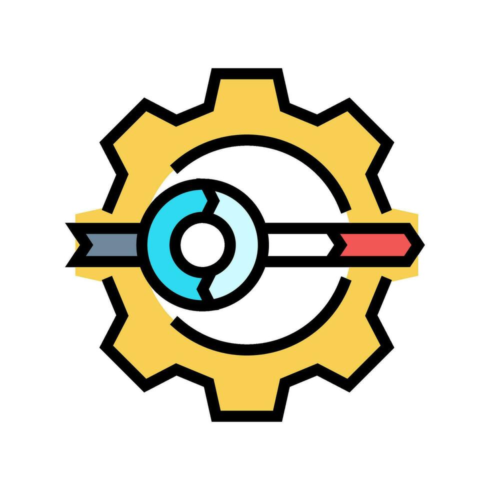 rapid application development software color icon vector illustration