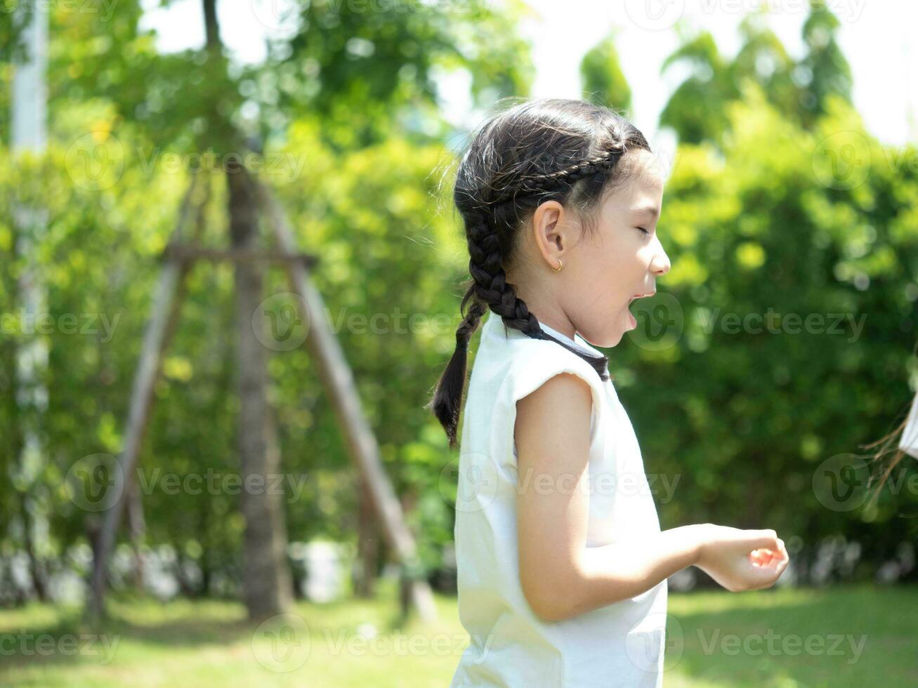 Child kid girl female woman lady person people human candid photo portrait copy space pretty beautiful play enjoy fun garden outdoor smile happy face lifestyle baby expression background daughter