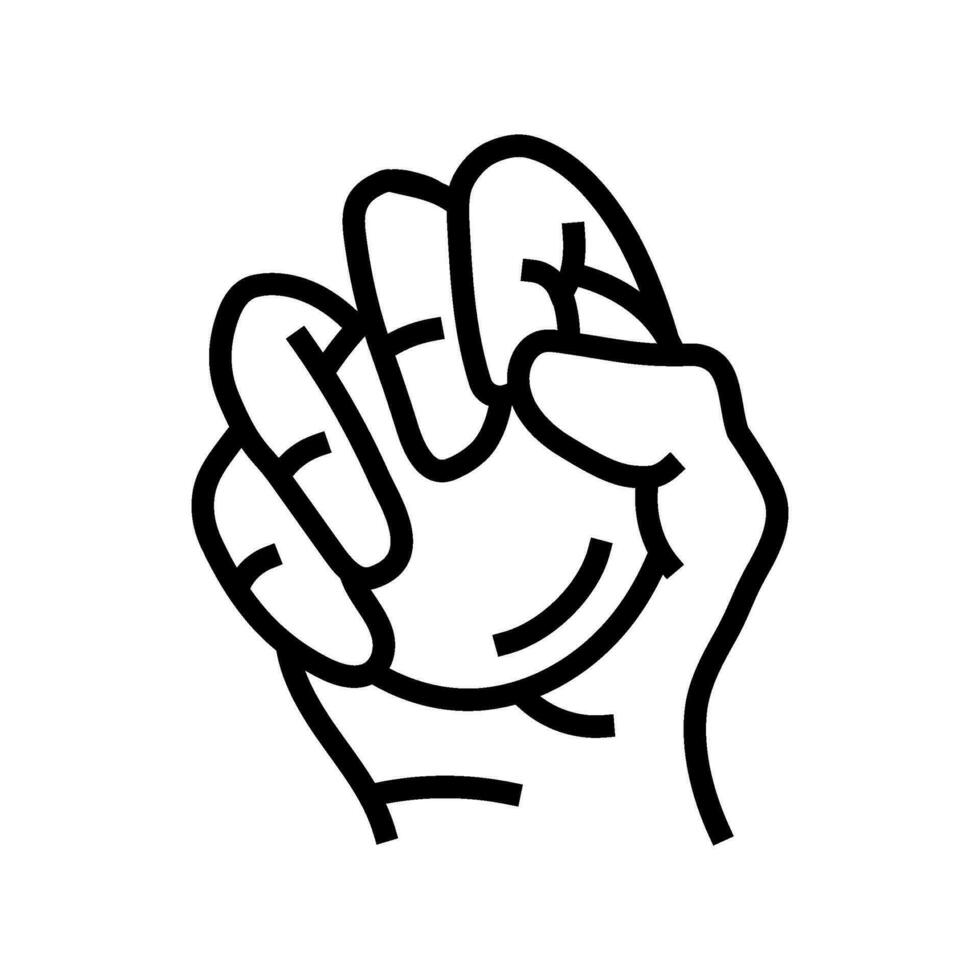 stress ball fidget toy line icon vector illustration