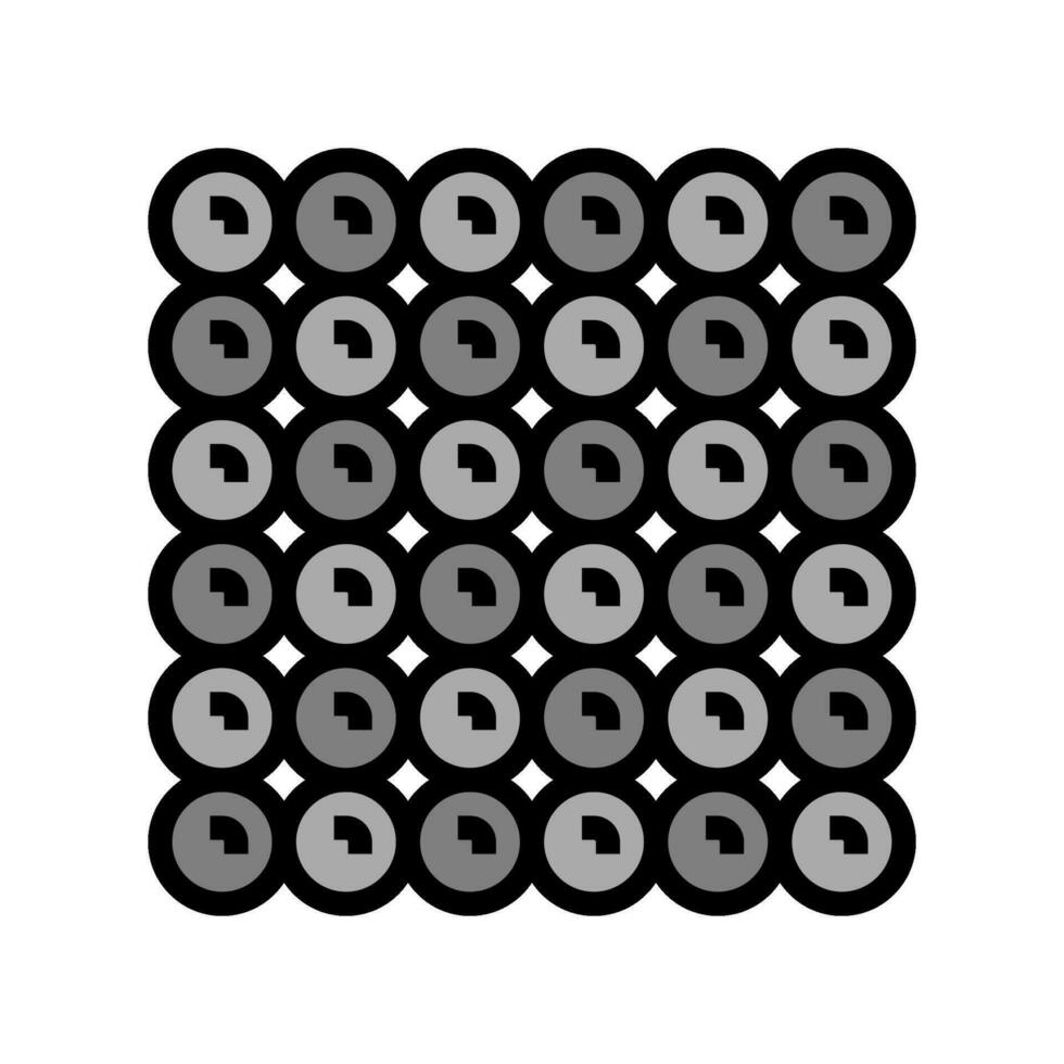 magnetic balls fidget toy color icon vector illustration