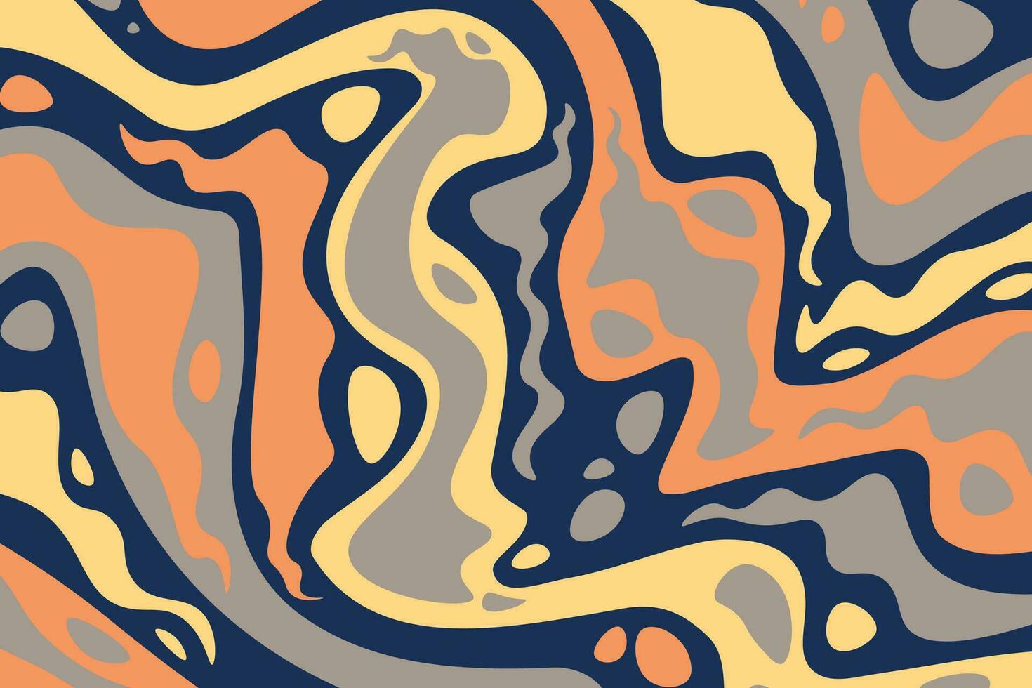 Abstract psychedelic groovy background. vector
