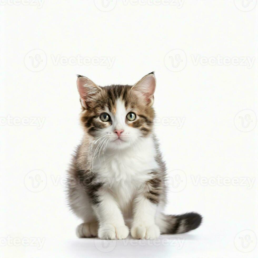 AI Generative Images - Cute Cat Studio Photography photo