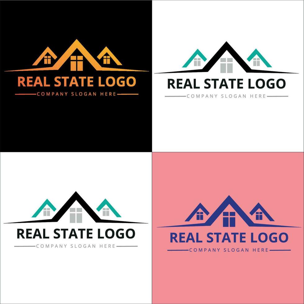 real state logo, state logo, modern logo template vector