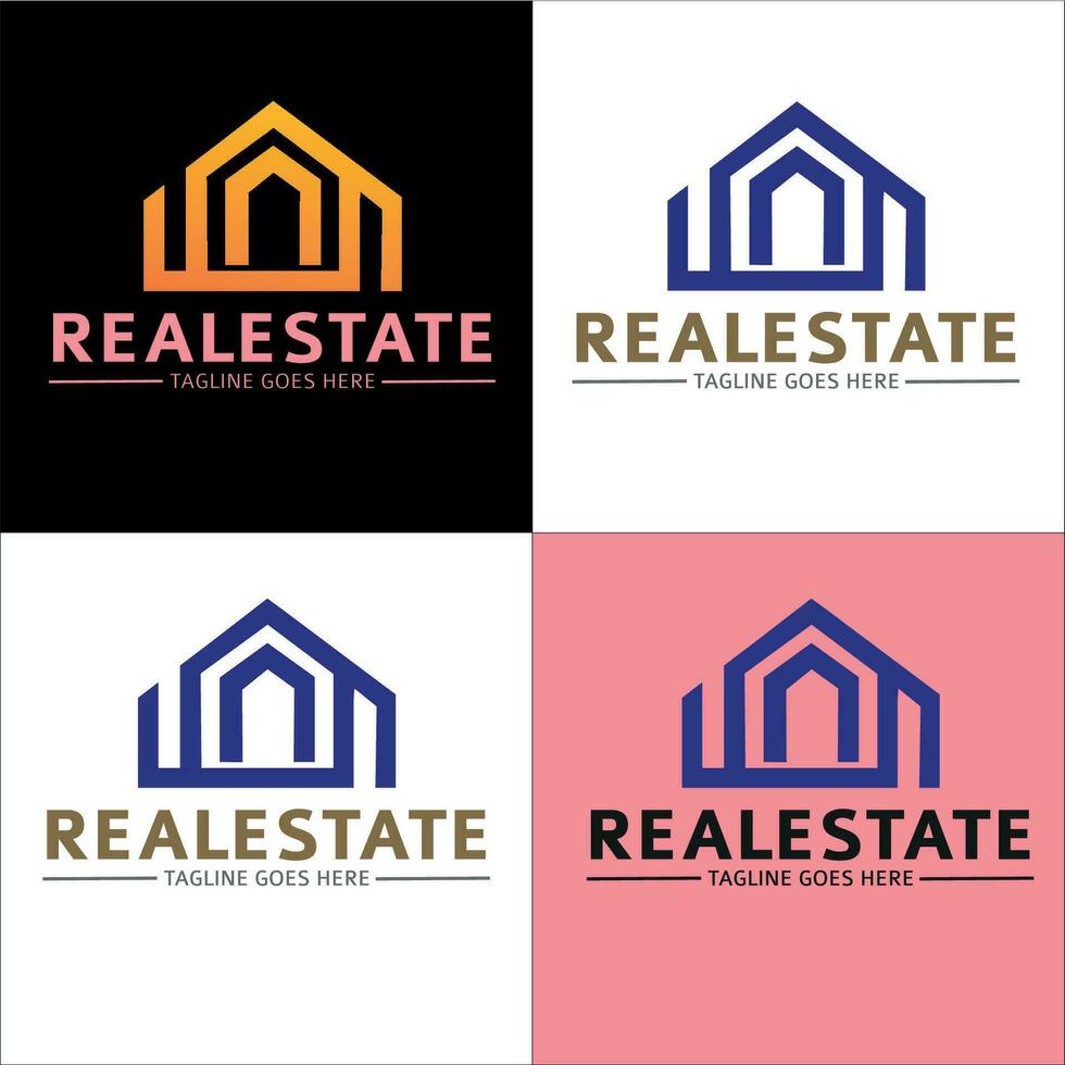 real state logo, state logo, modern logo template vector