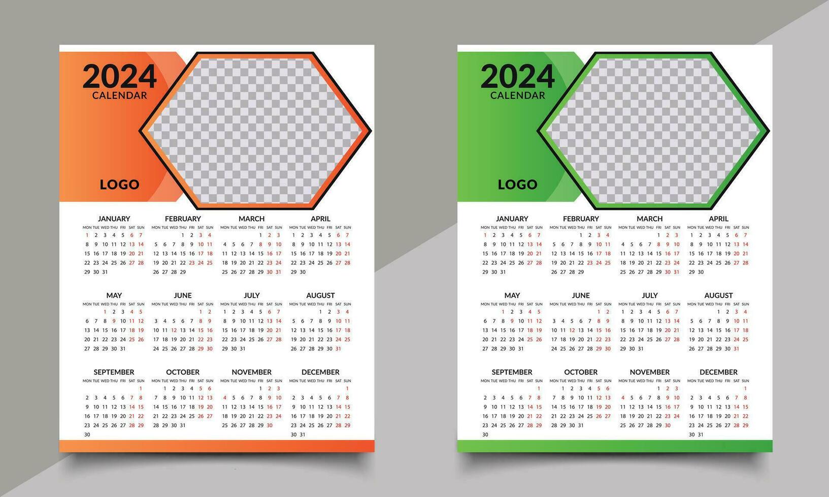 wall calendar design. vector