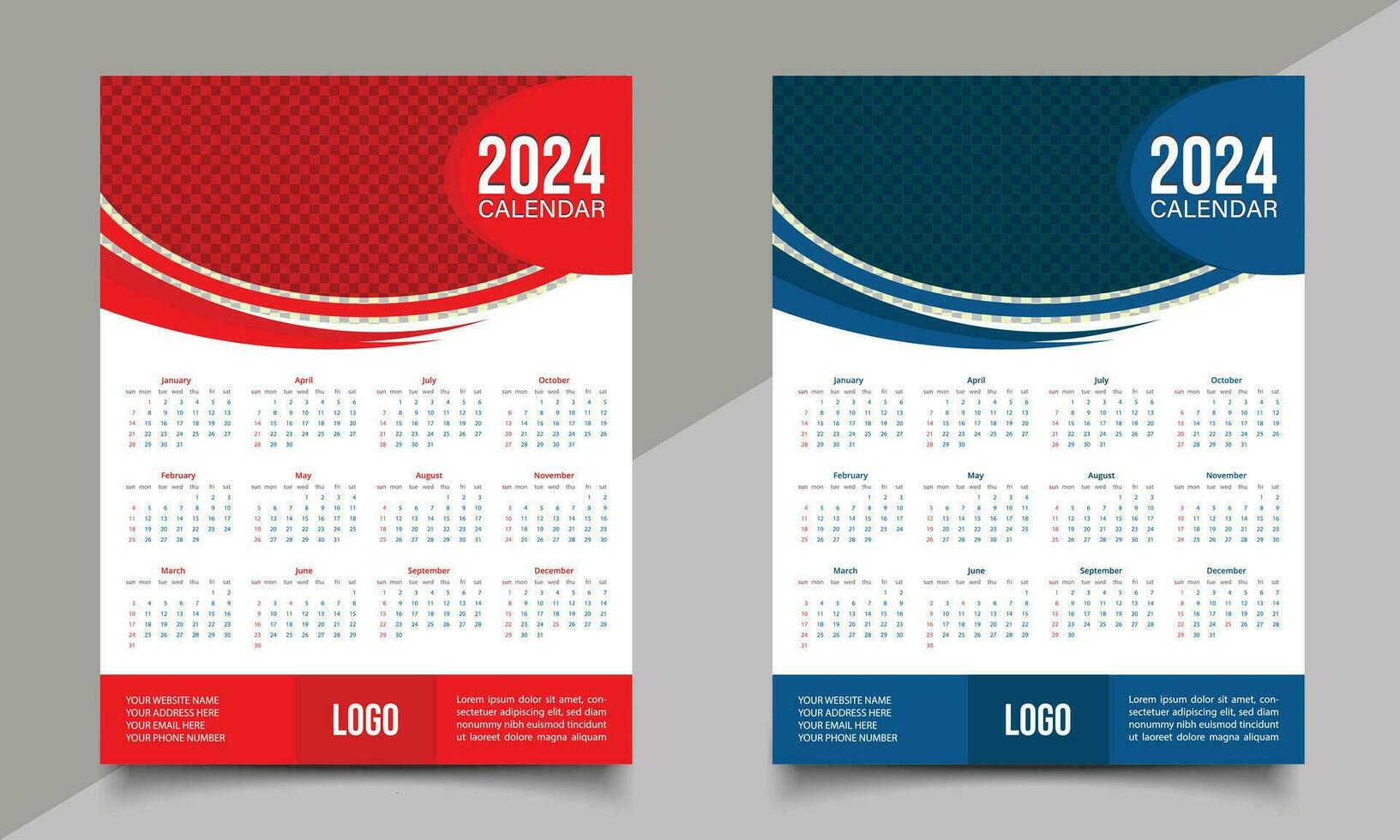 wall calendar design. vector