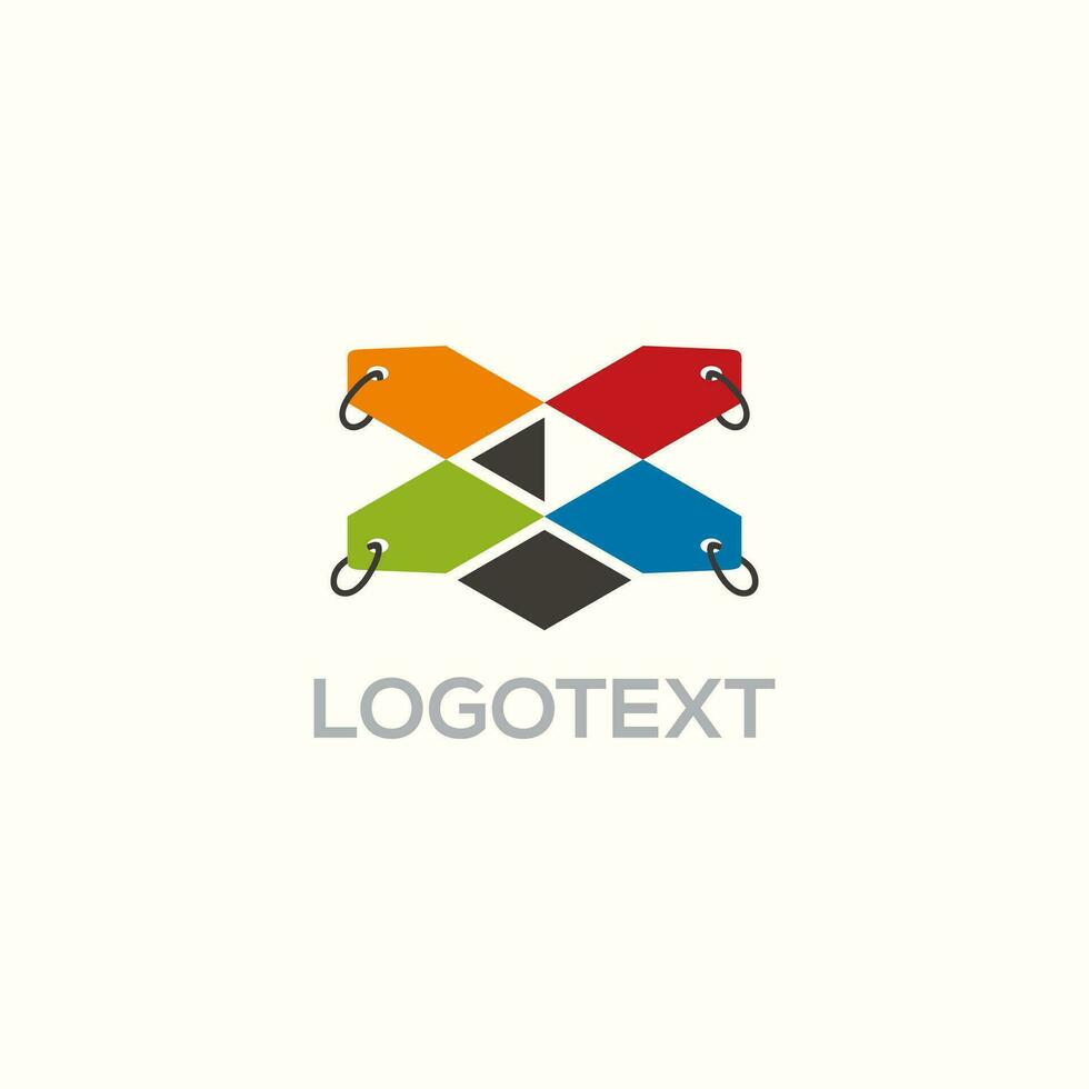 Sale Box logo vector design template