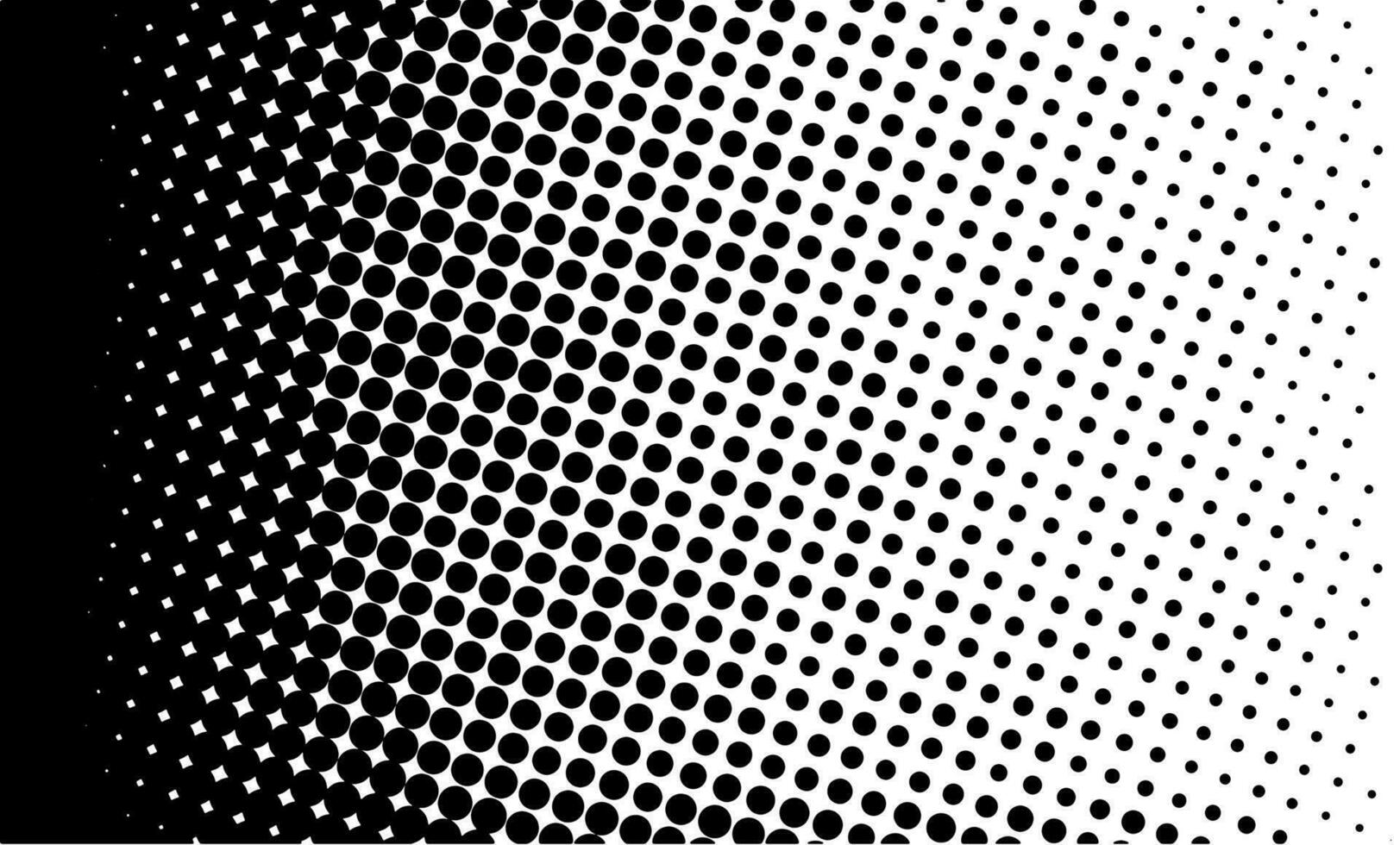 Halftone gradient dots background. Monochrome texture for printing on badges, posters, and business cards. vector