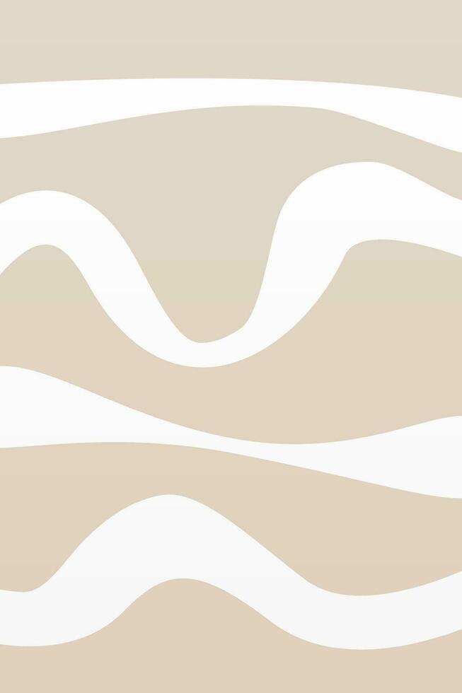Minimalist Lines Art, Mid Century Poster vector