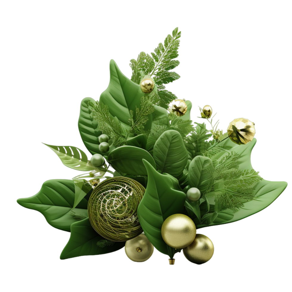 AI generated Christmas Holly Berries png