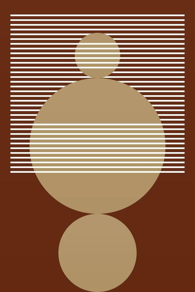 Abstract Poster, Mid Century Modern, Colorful Prints, Geometric Art Print vector