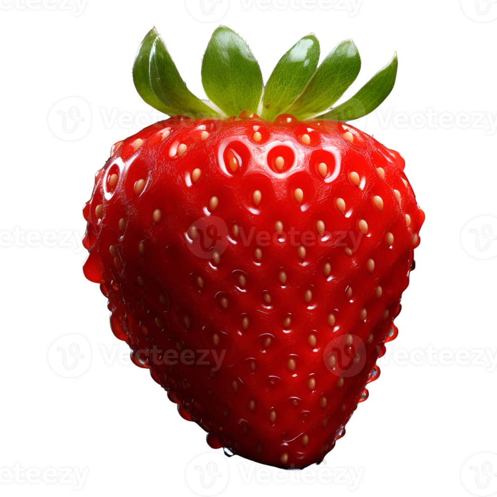 AI generated Fresh Strawberry No Background png