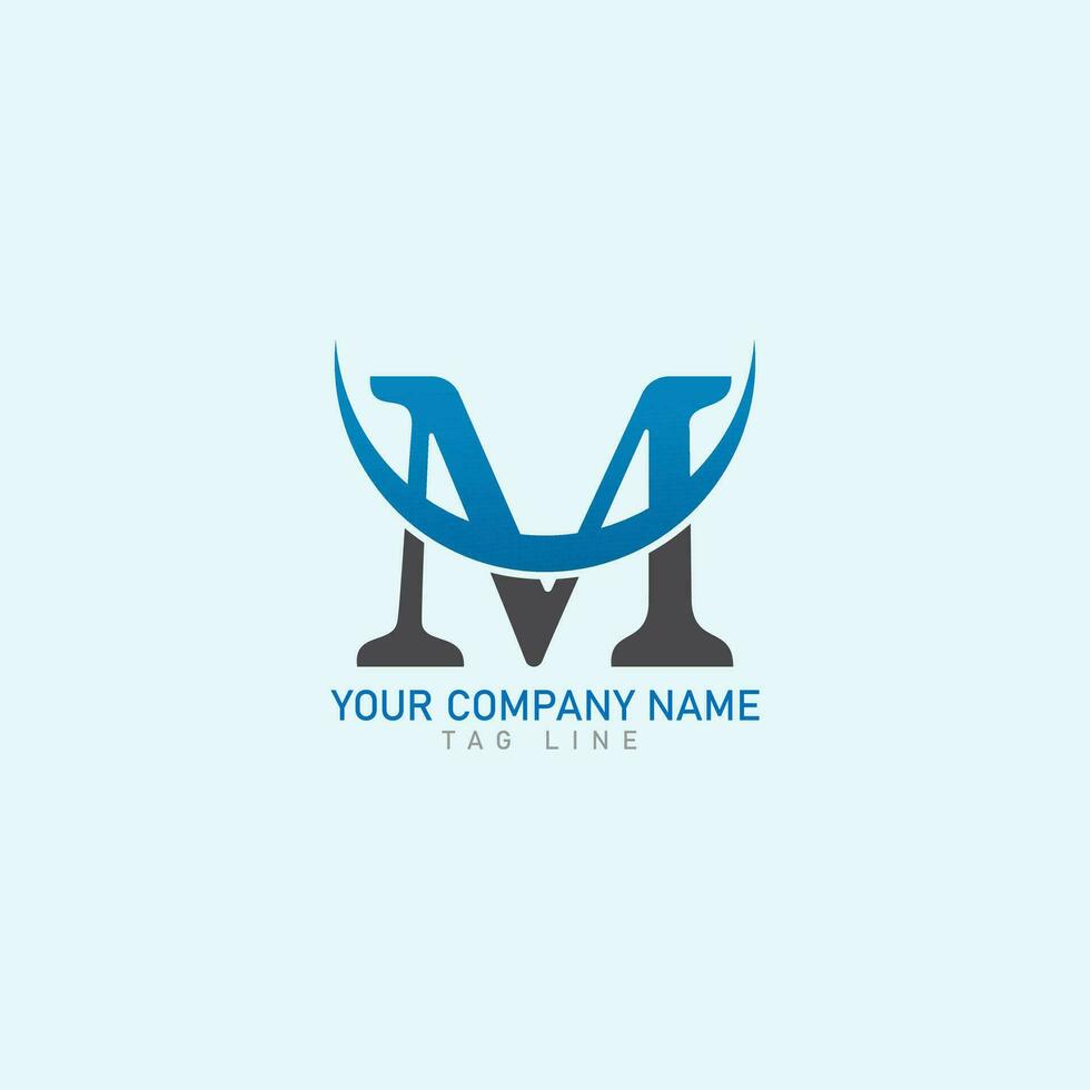 Market Rise Letter M Logo pro vector