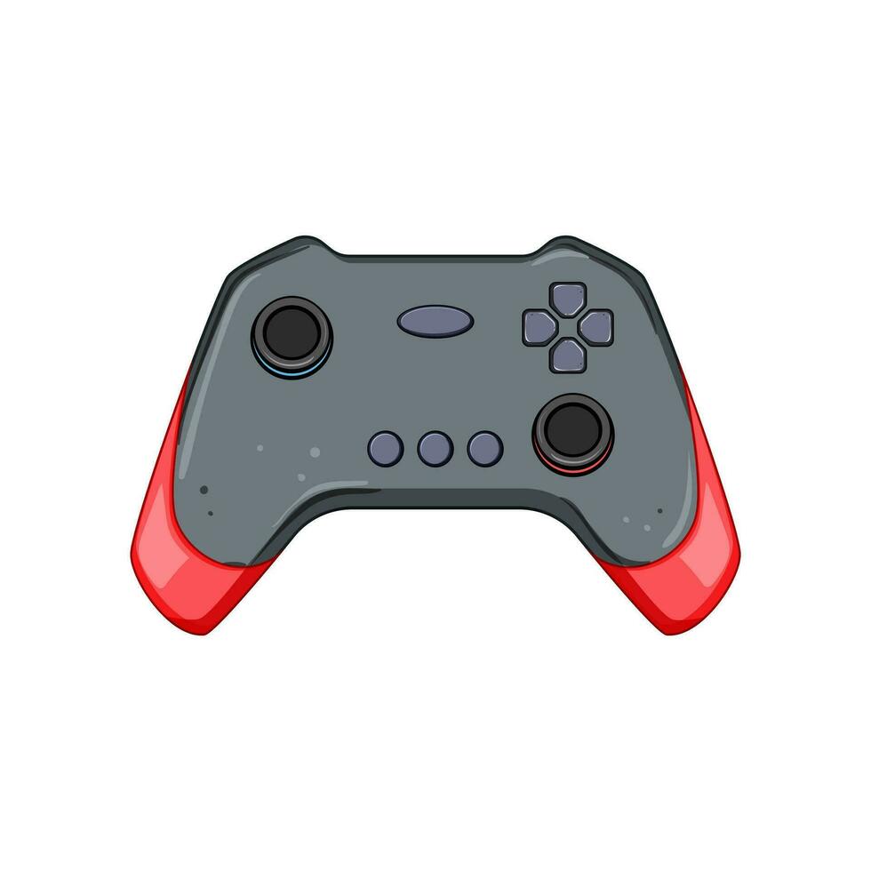 gaming gamepad cartoon vector illustration