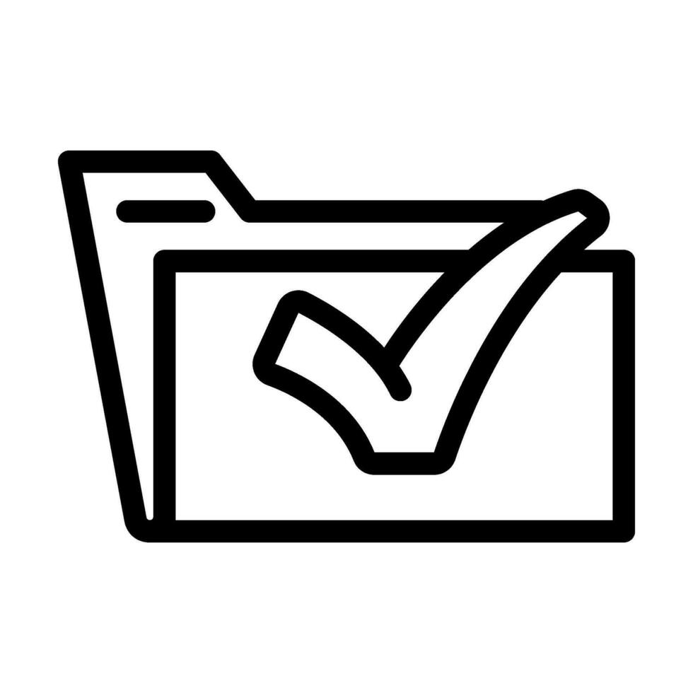 folder green check mark line icon vector illustration 34912241 Vector Art at Vecteezy