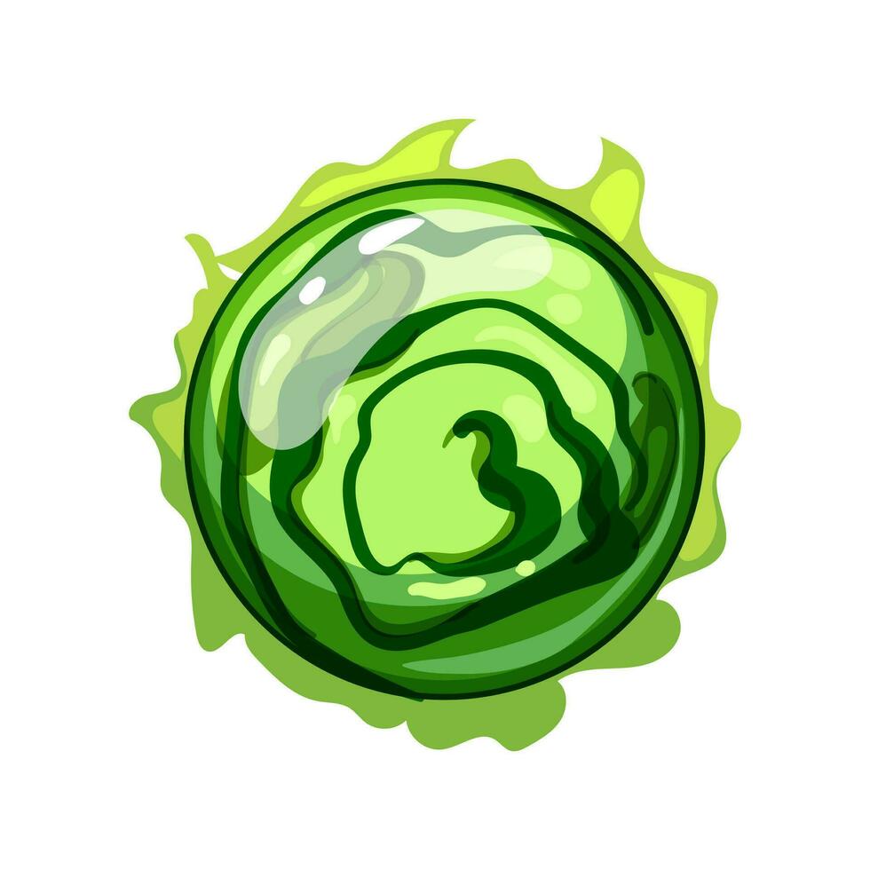 circle magic ball sphere cartoon vector illustration