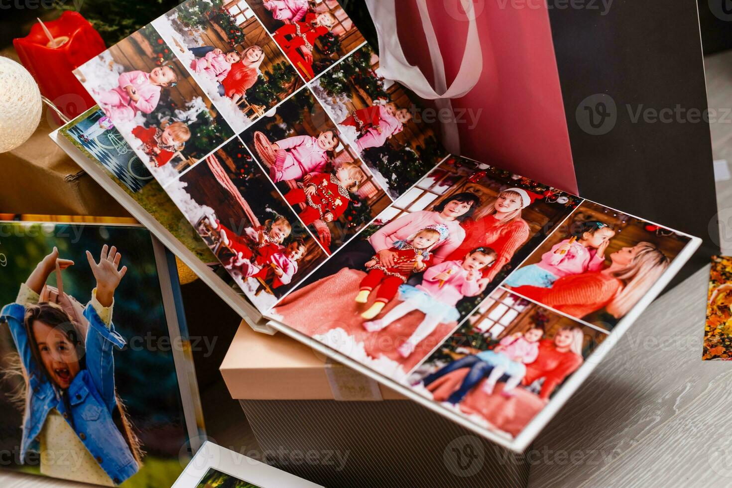 Album with photos, photobook and photo