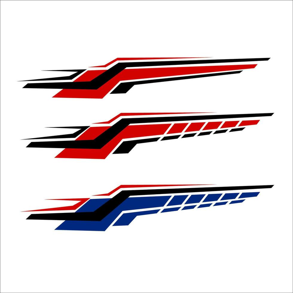 racing car decal sticker design vector