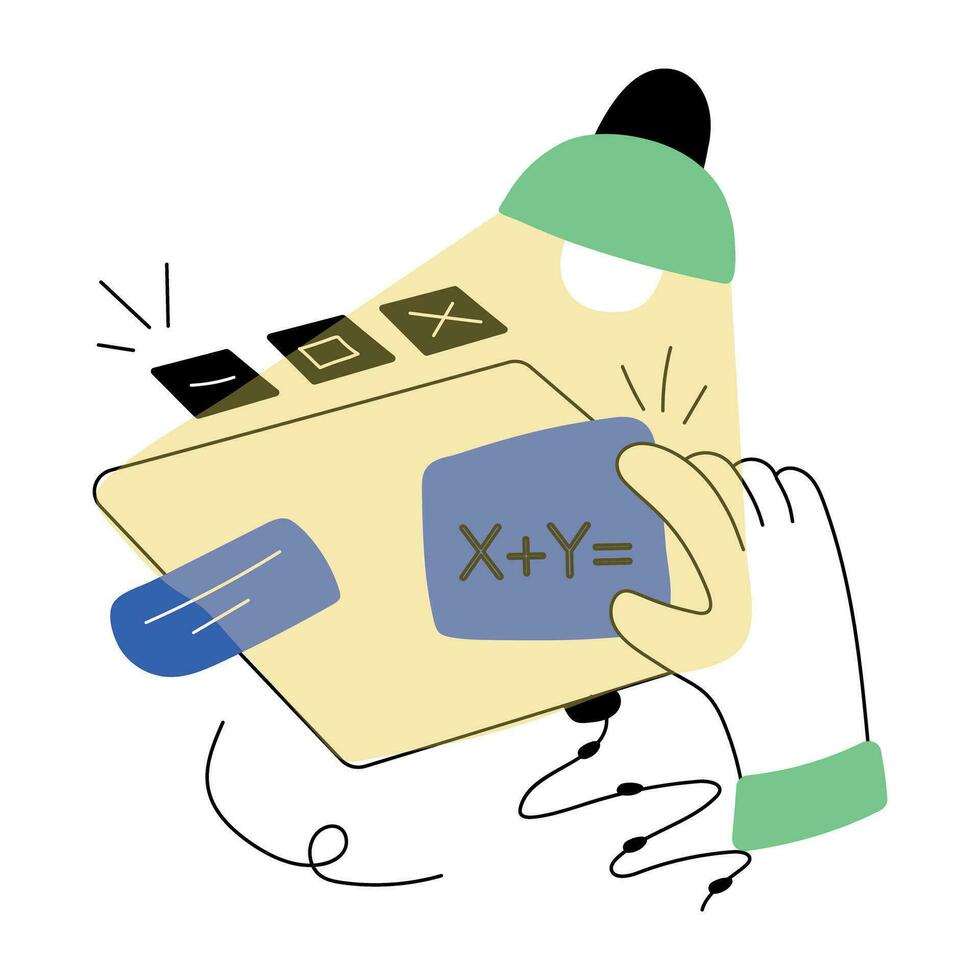 Trendy Maths Website vector