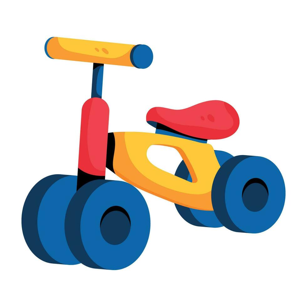 Trendy Baby Cycle vector