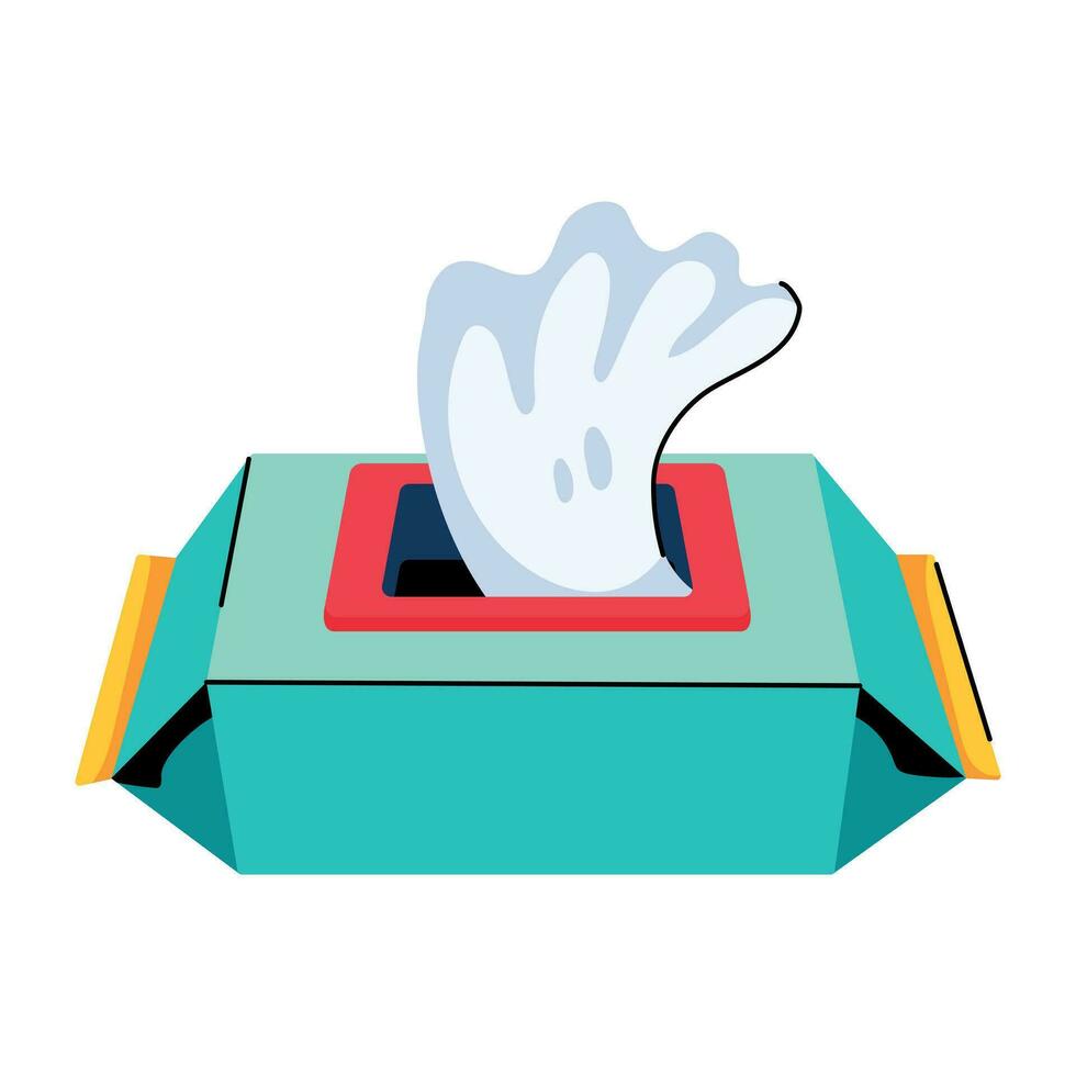 Trendy Wet Wipes 34913755 Vector Art at Vecteezy