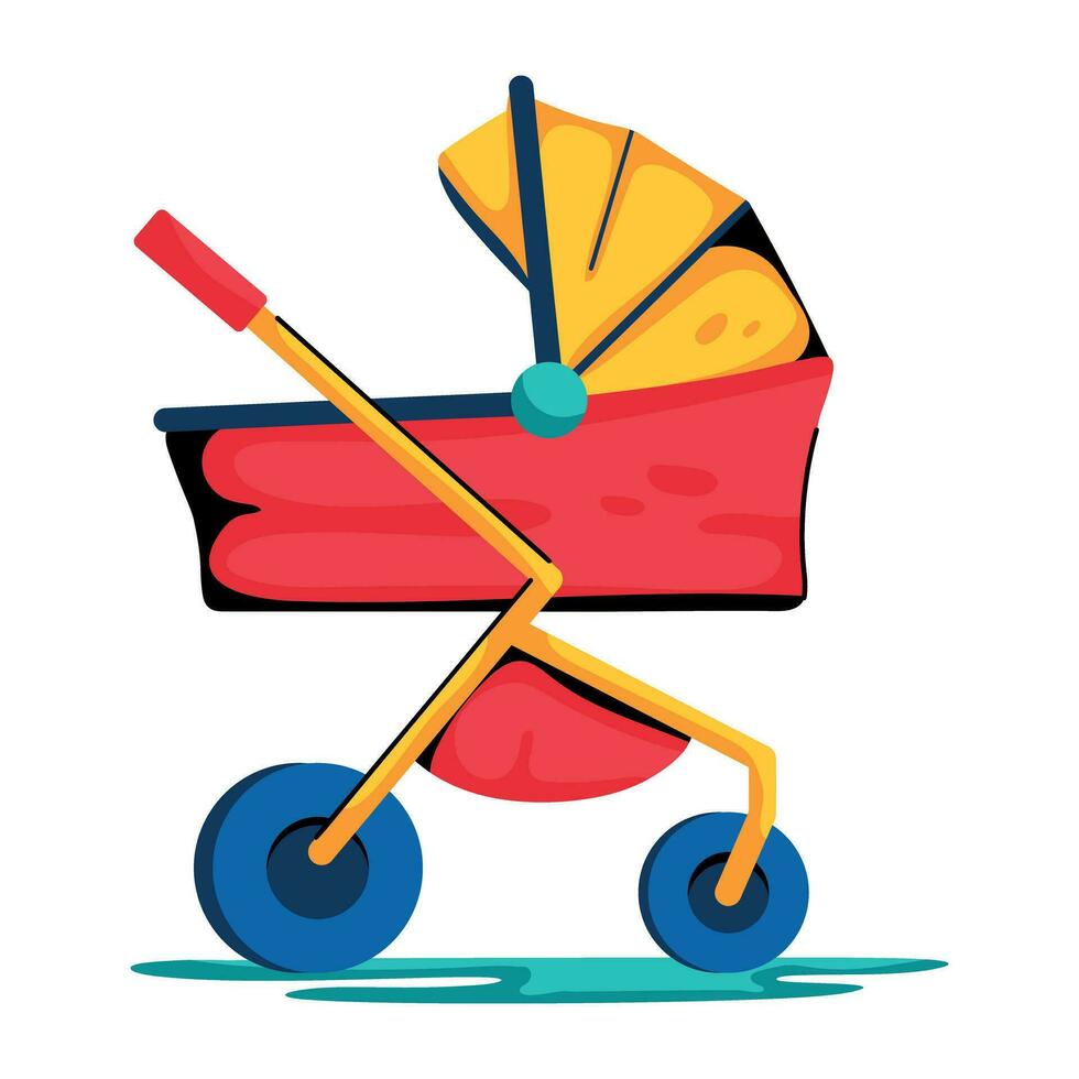 Trendy Pram Concepts vector