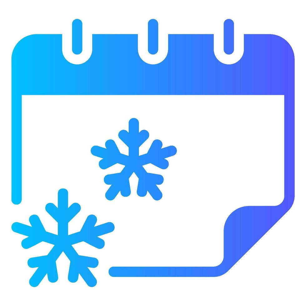 calendar gradient icon vector