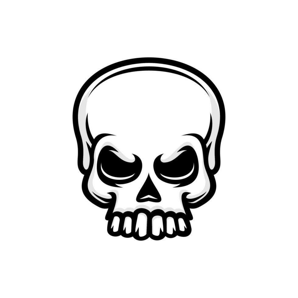 Skull head vector