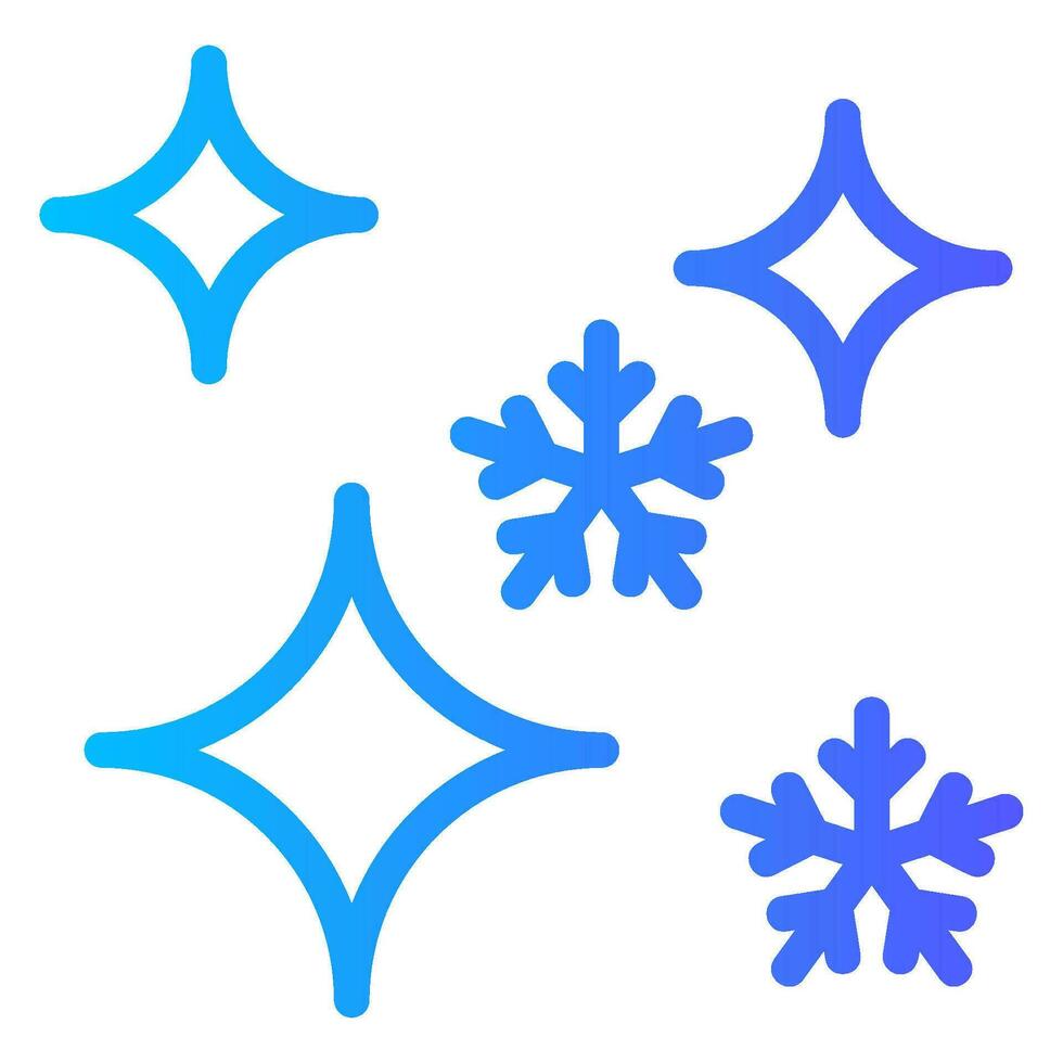 sparkling gradient icon vector