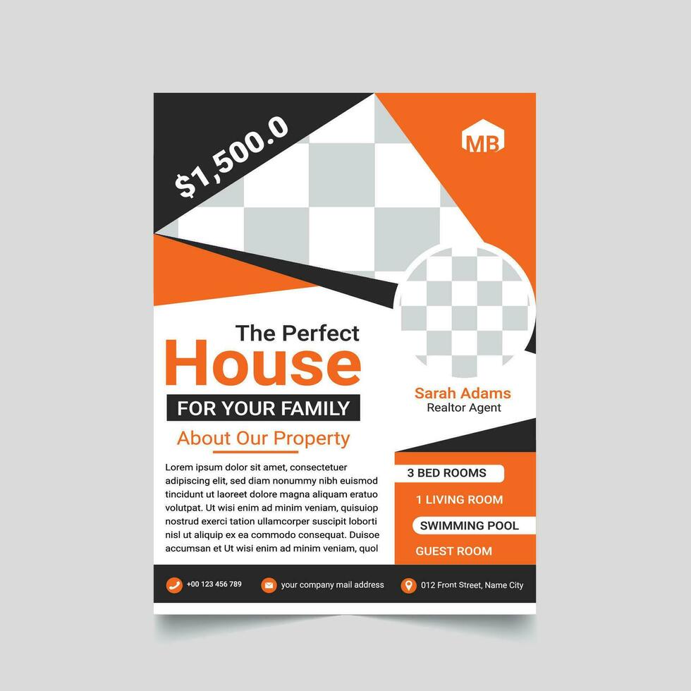 corporate business flyer and business card vector
