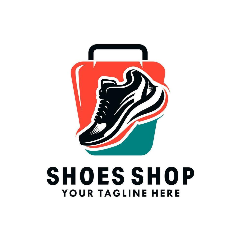 Shoes Shop Logo Design Template vector