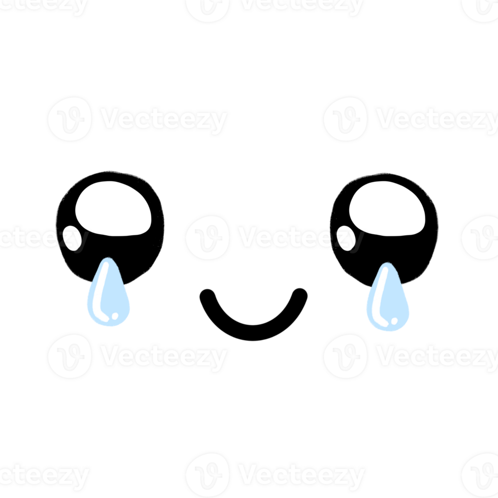 Crying Face Cartoon illustration png