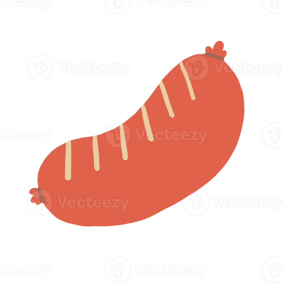 Sausage Cartoon illustration png