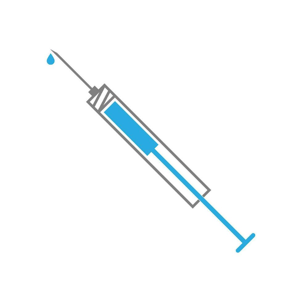 Syringe icon design vector