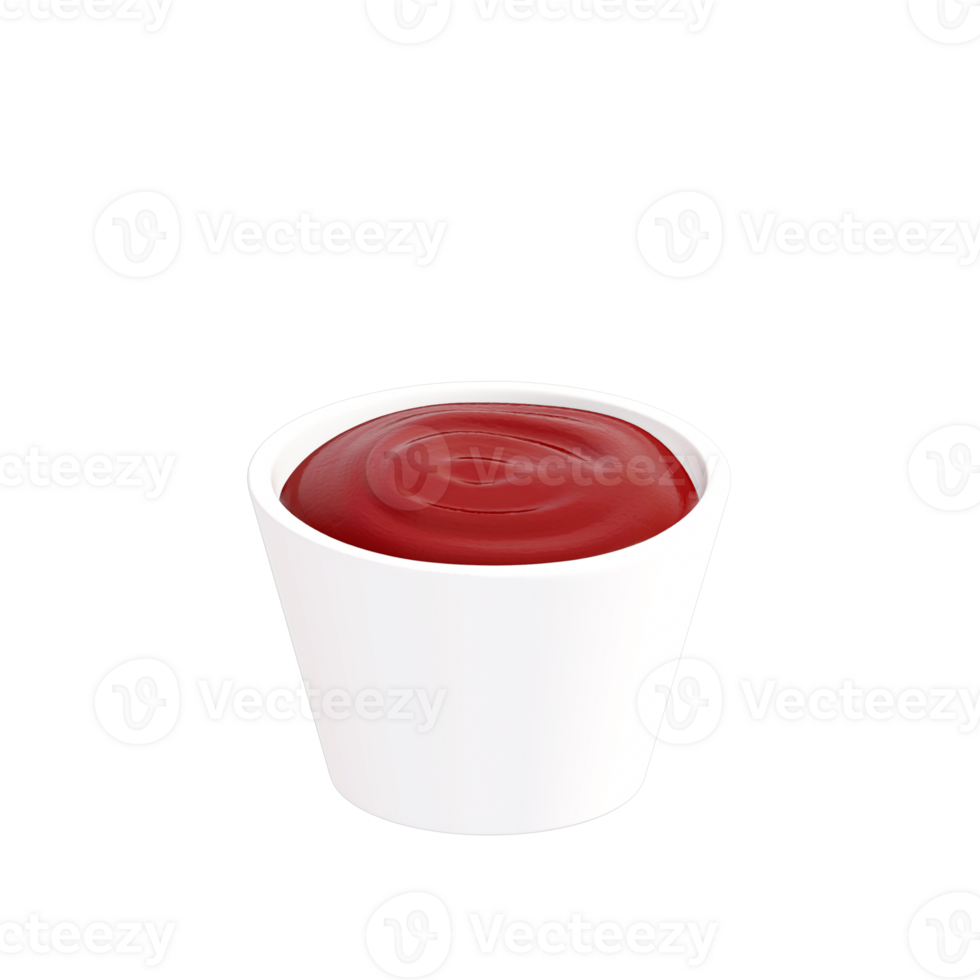 fast food menu 3d clipart, tomato sauce png