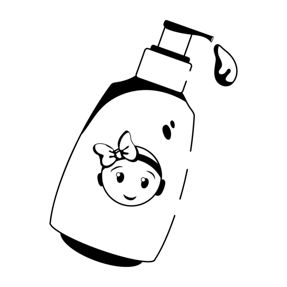 Trendy Infant Lotion vector