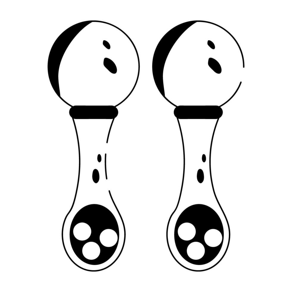 Trendy Baby Shakers vector