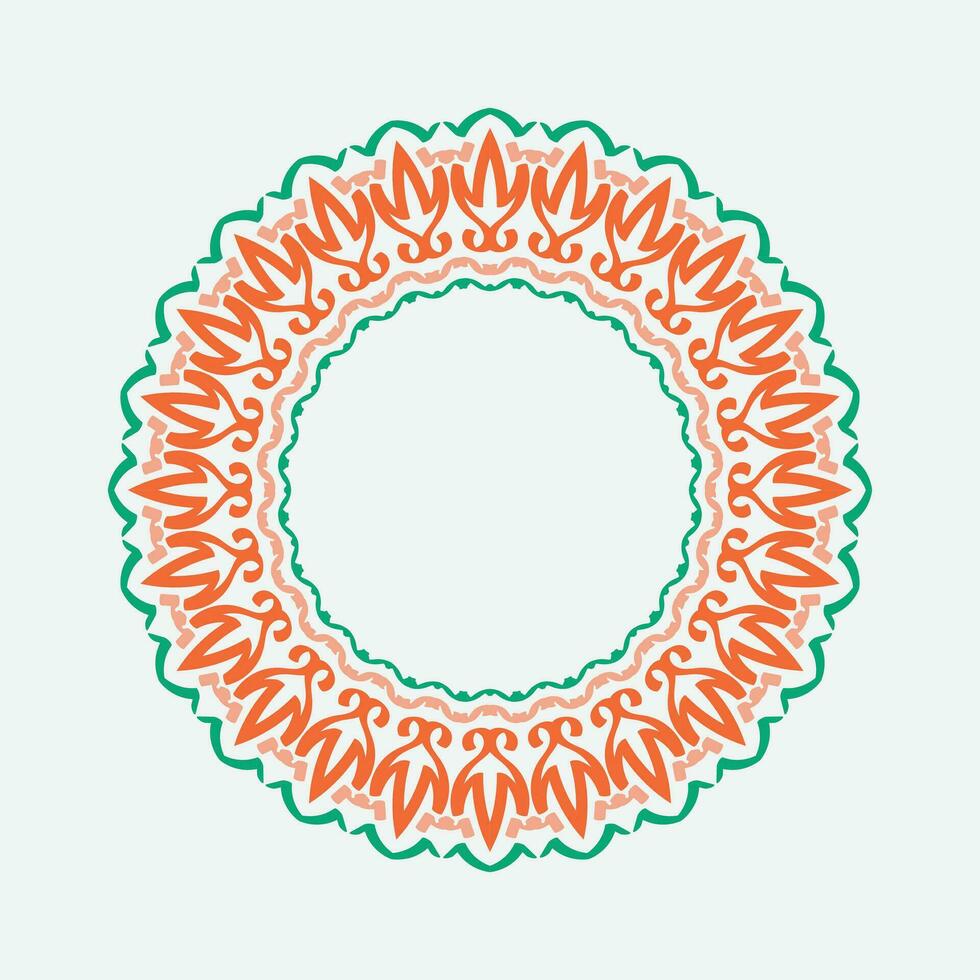 round frame on a white background vector