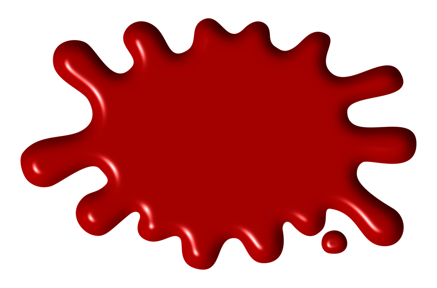 The liquid was dripping blood red. png