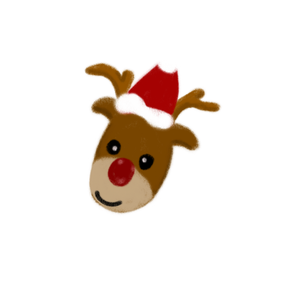 Navidad reno catoon png