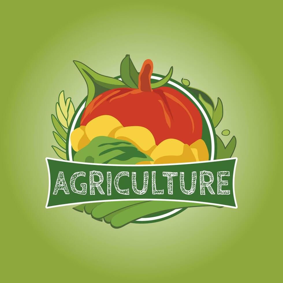 Agriculture Logo illustration vector