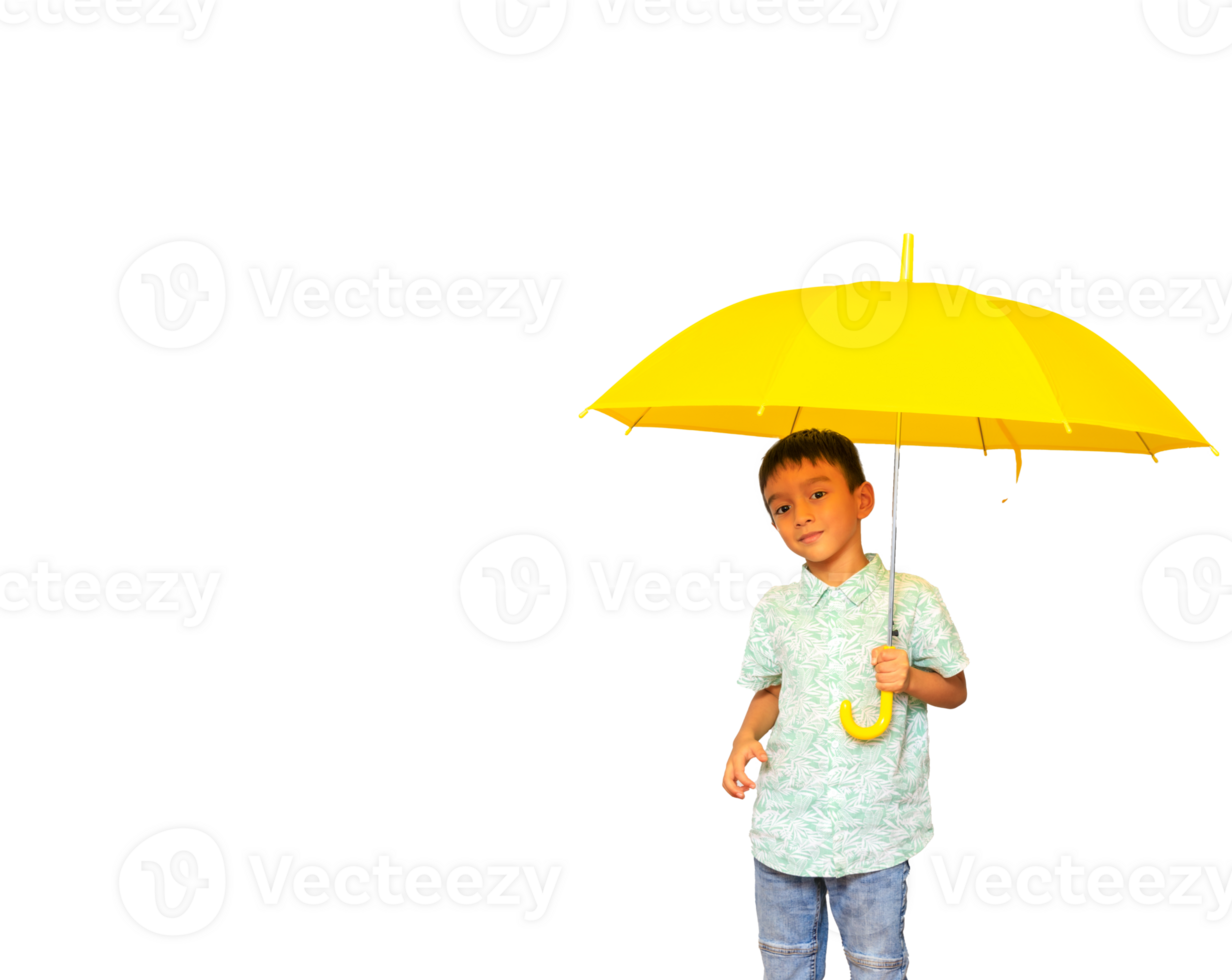 Cute little boy in casual outfit on background png